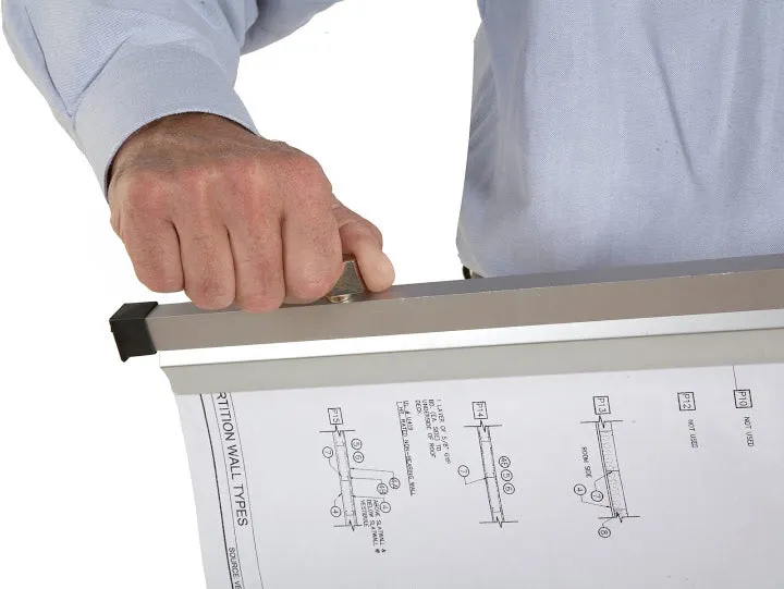 36 Inch Sheet File Hanging Clamps for Blueprints