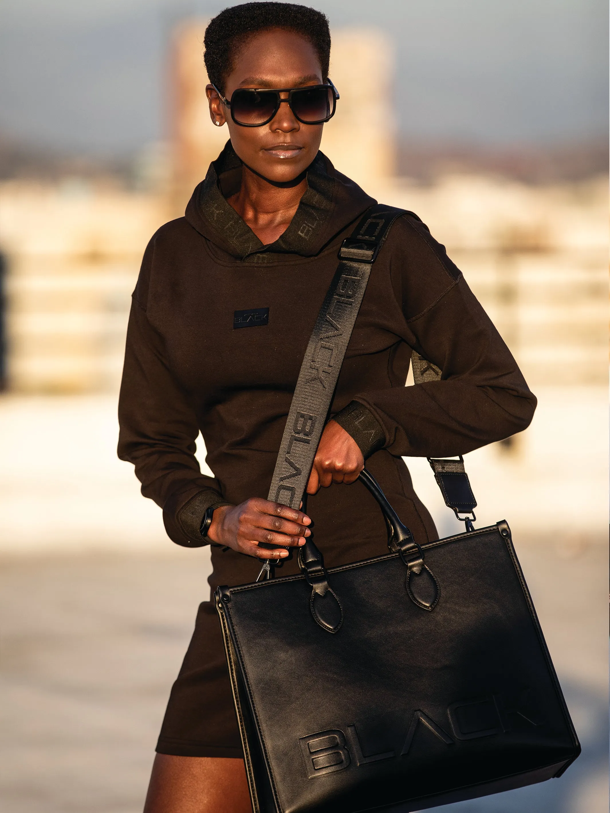 Actively Black "On The Move" Tote