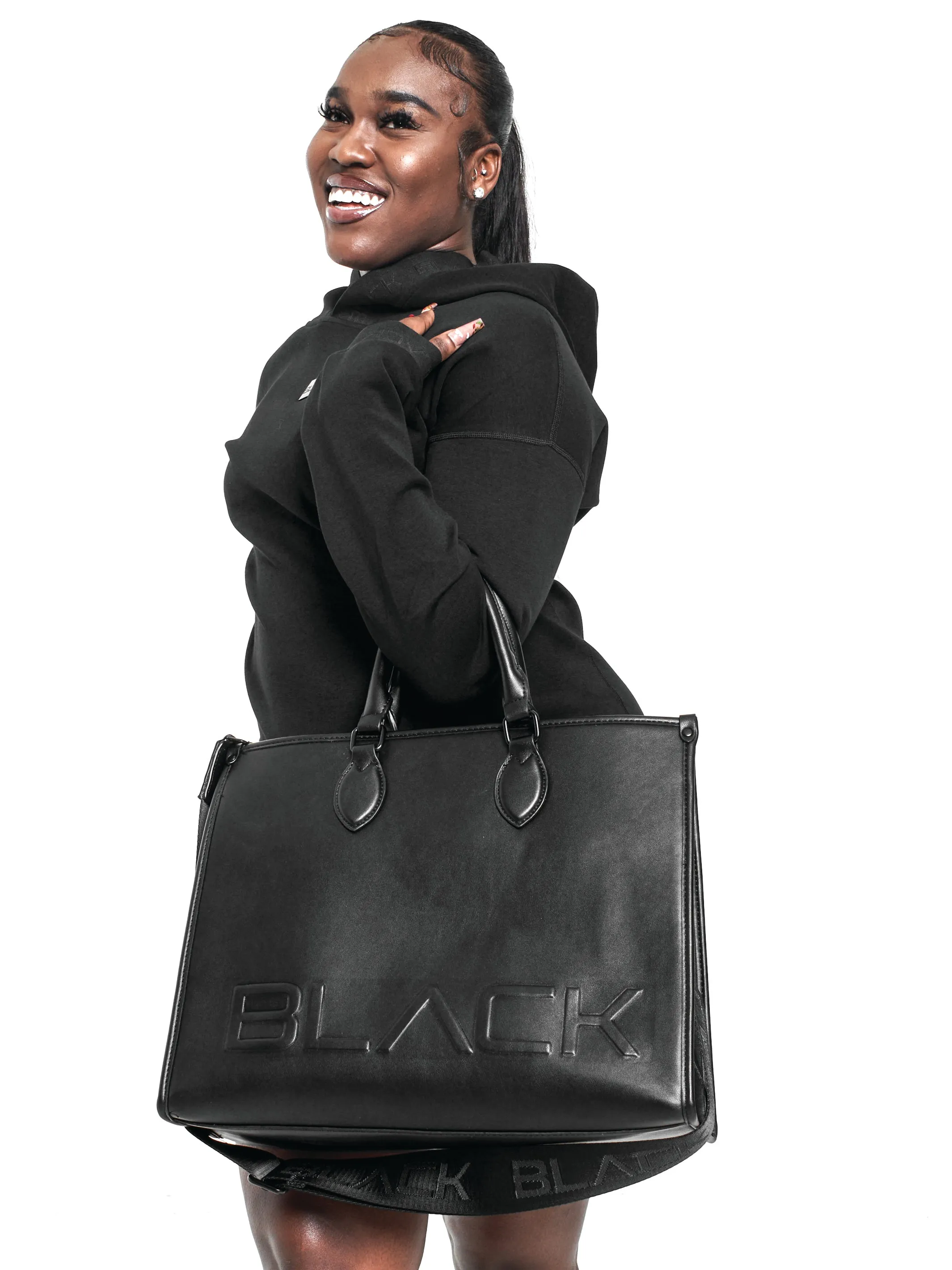 Actively Black "On The Move" Tote