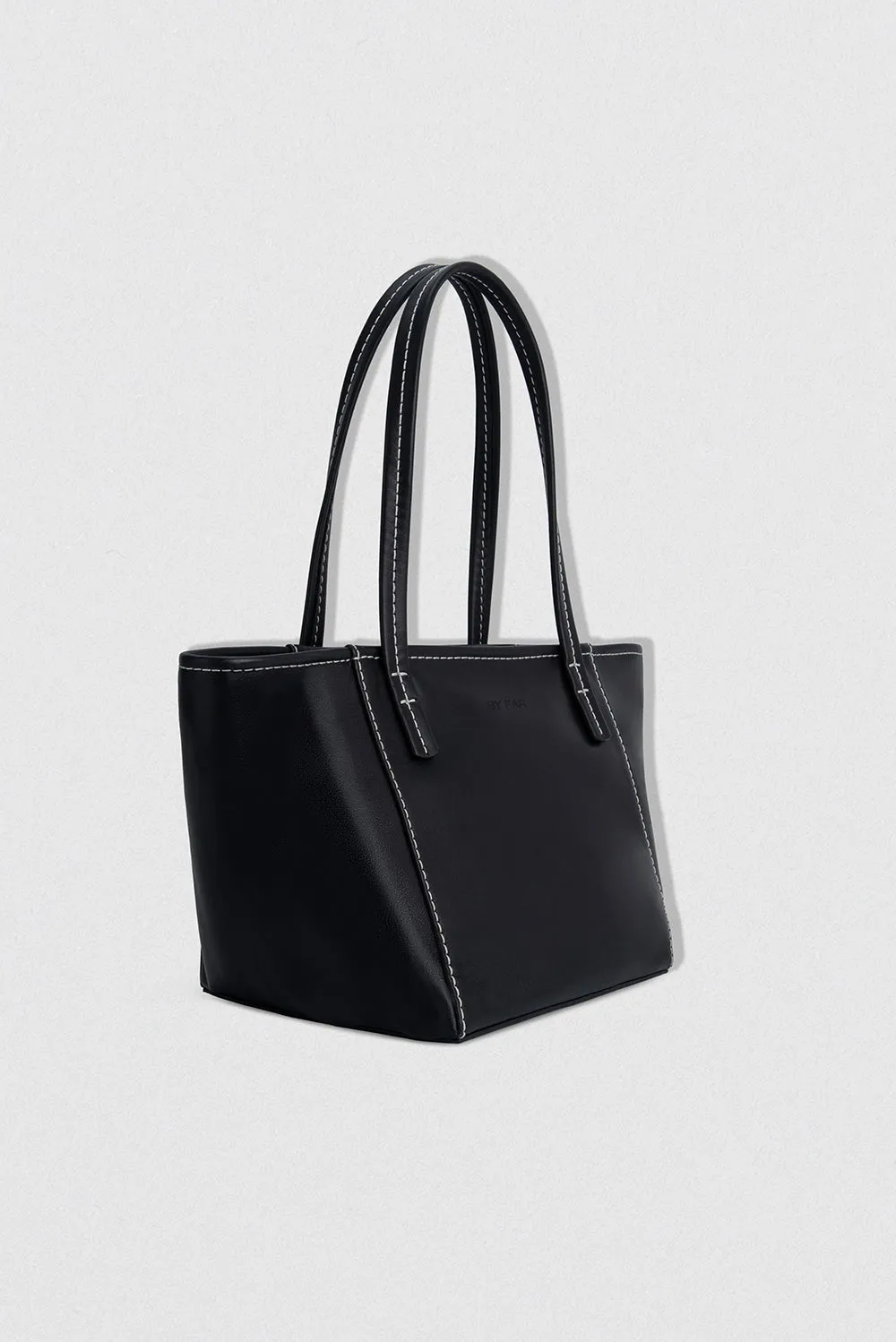 Bar Tote Black Box Calf Leather
