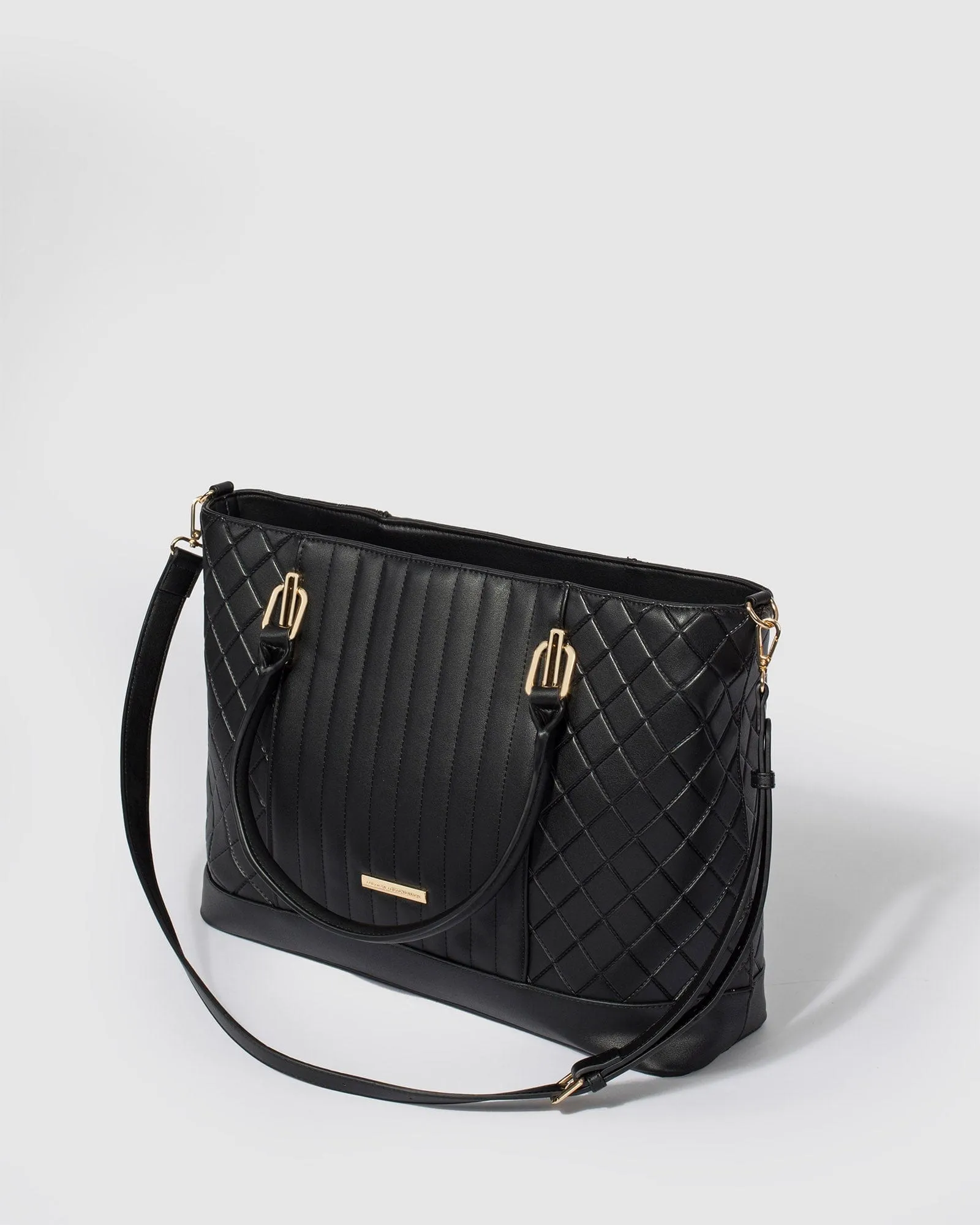 Black Aviana Tote Bag