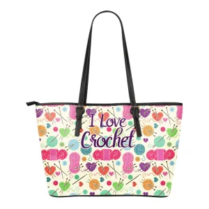 Crochet - Small Leather bag