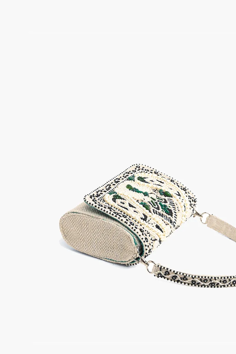 Emerald Elegance Shoulder Bag