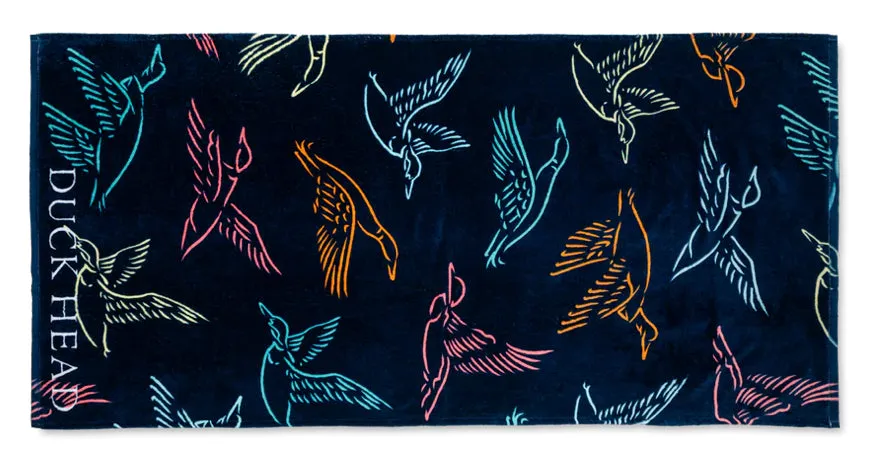 Flying Mallard Beach Towel