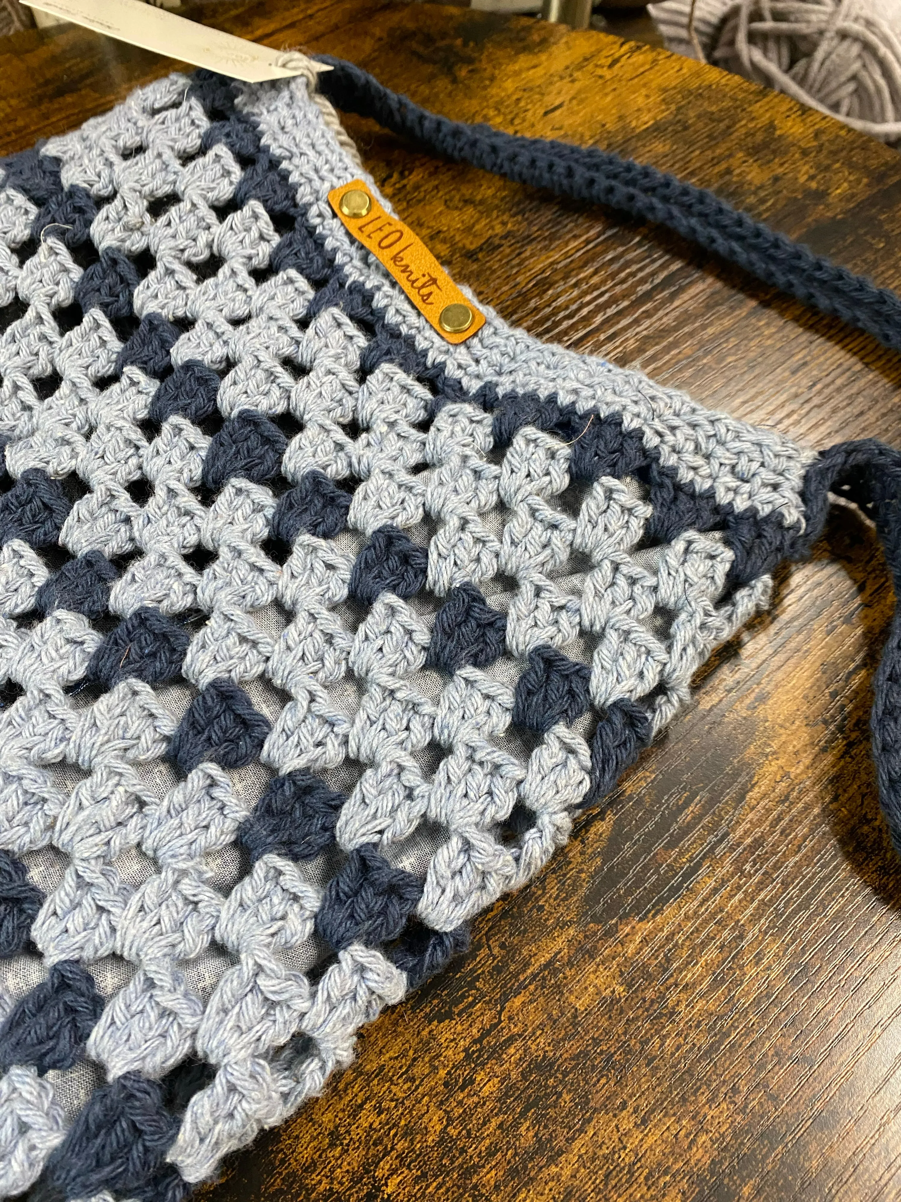 Granny Square Market Tote