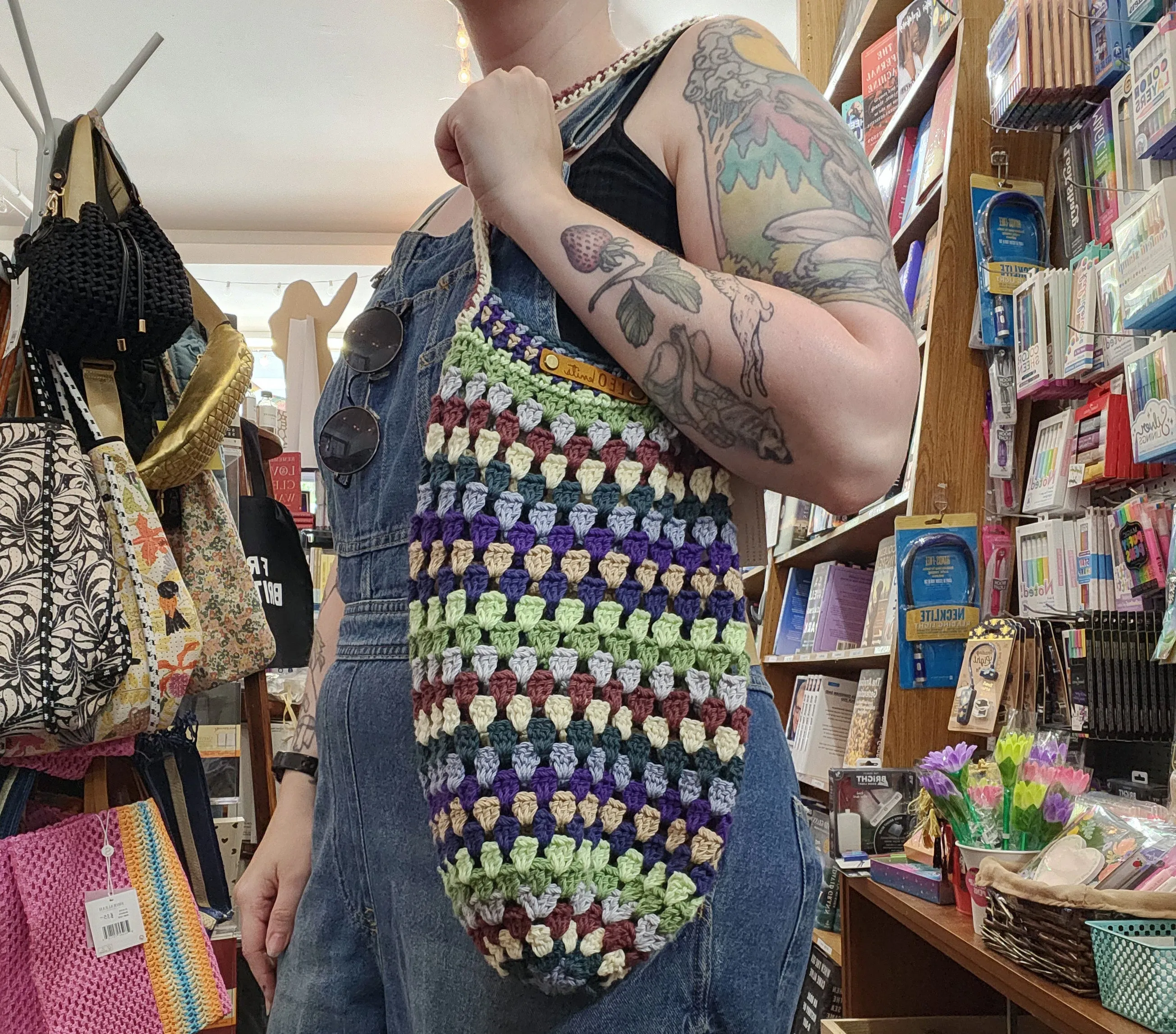 Granny Square Market Tote