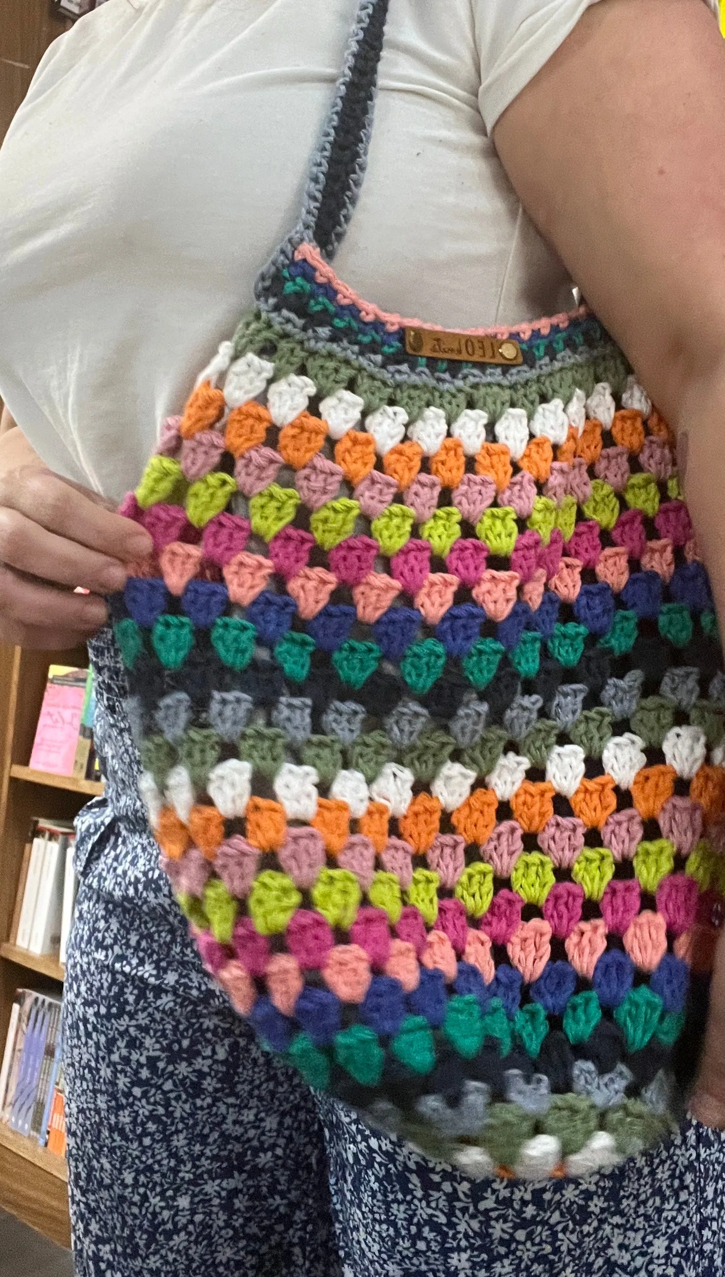 Granny Square Market Tote
