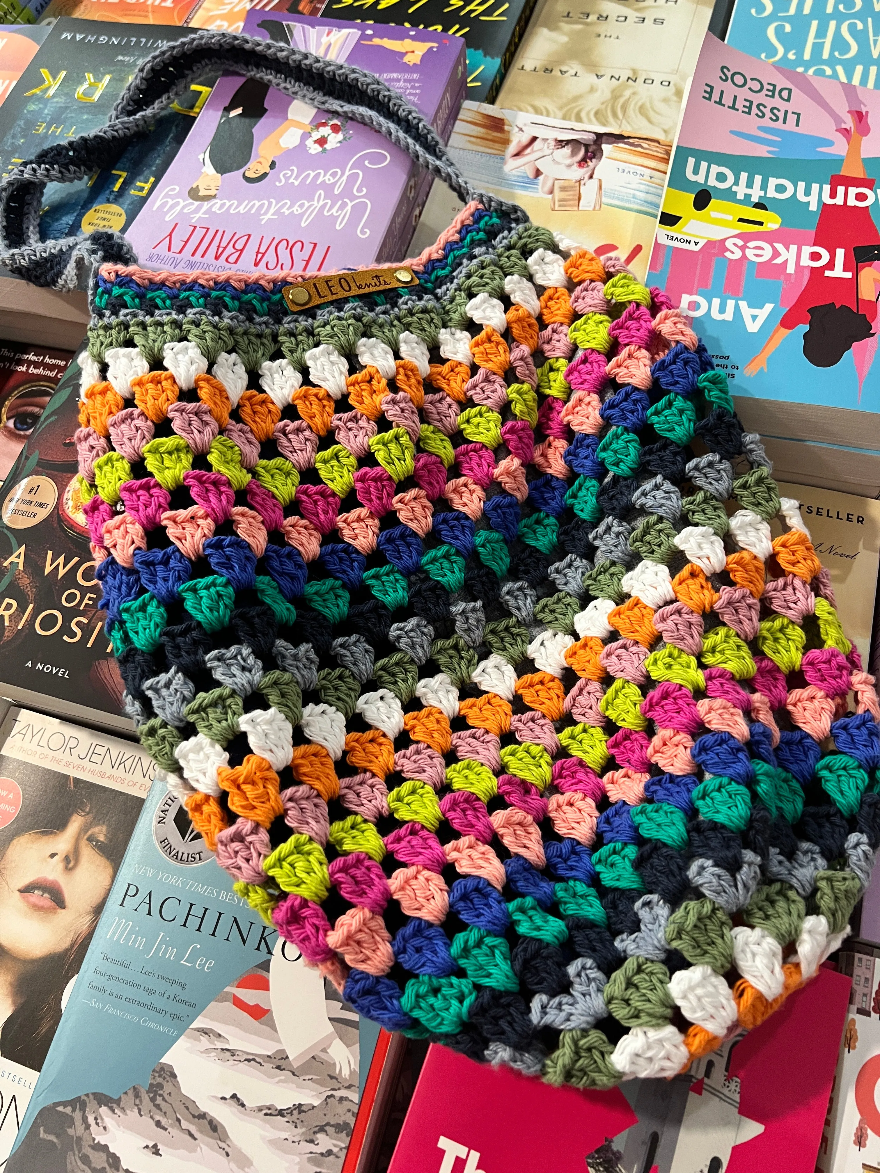 Granny Square Market Tote