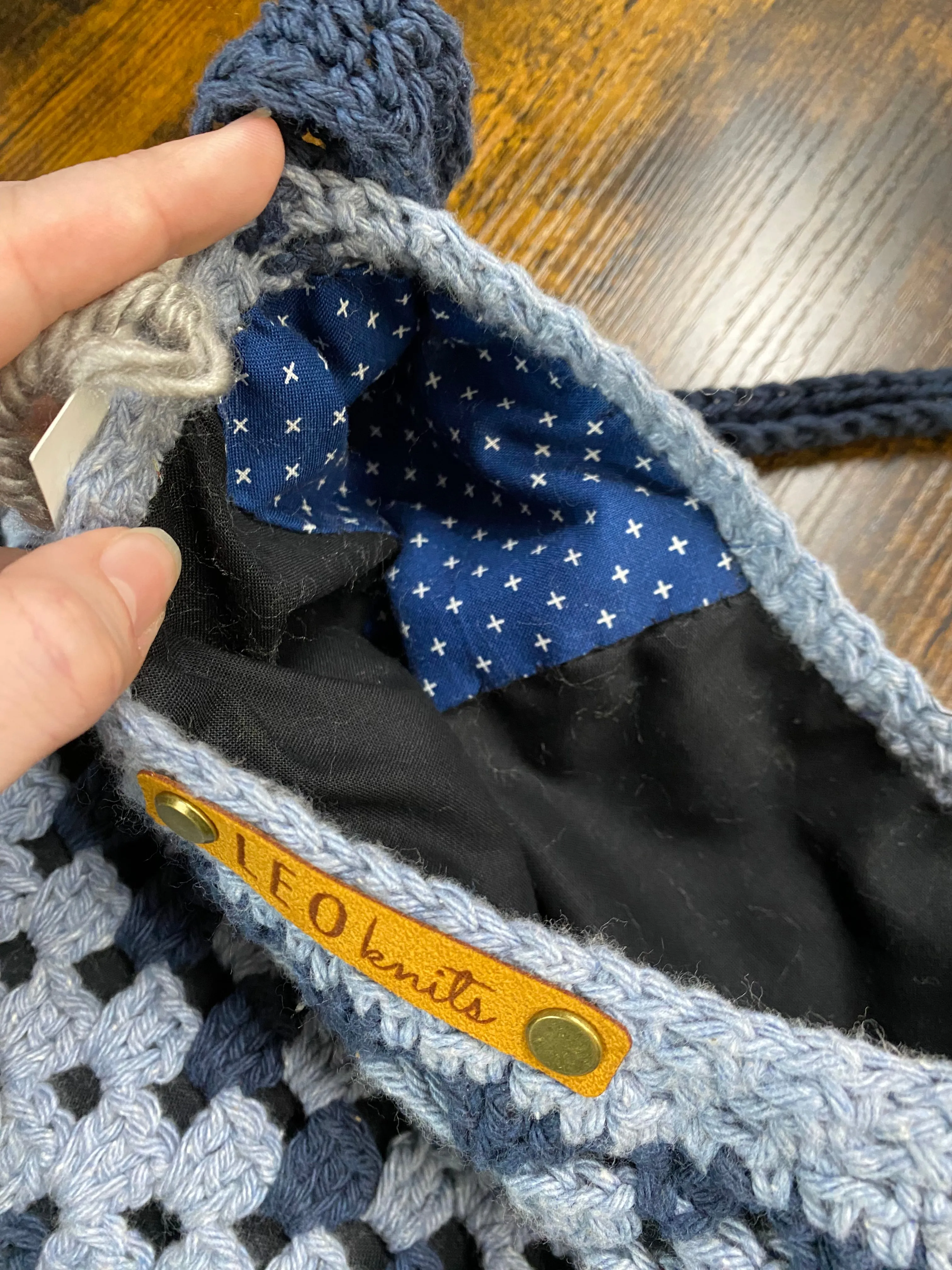 Granny Square Market Tote
