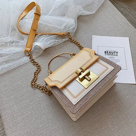 Pathwork PU Leather Crossbody Bags Vintage Shoulder Messenger Bag Clutch Casual Totes Purse
