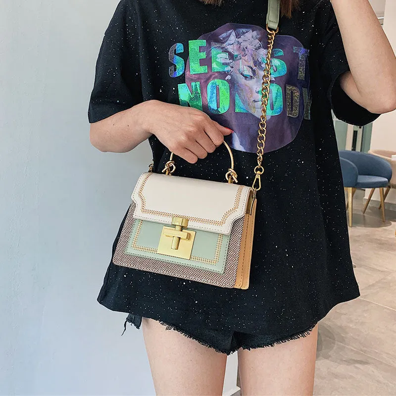 Pathwork PU Leather Crossbody Bags Vintage Shoulder Messenger Bag Clutch Casual Totes Purse
