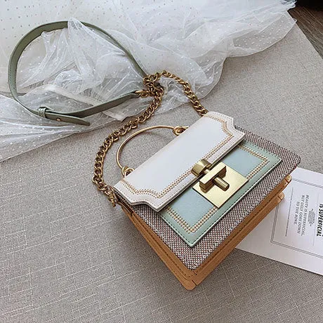 Pathwork PU Leather Crossbody Bags Vintage Shoulder Messenger Bag Clutch Casual Totes Purse