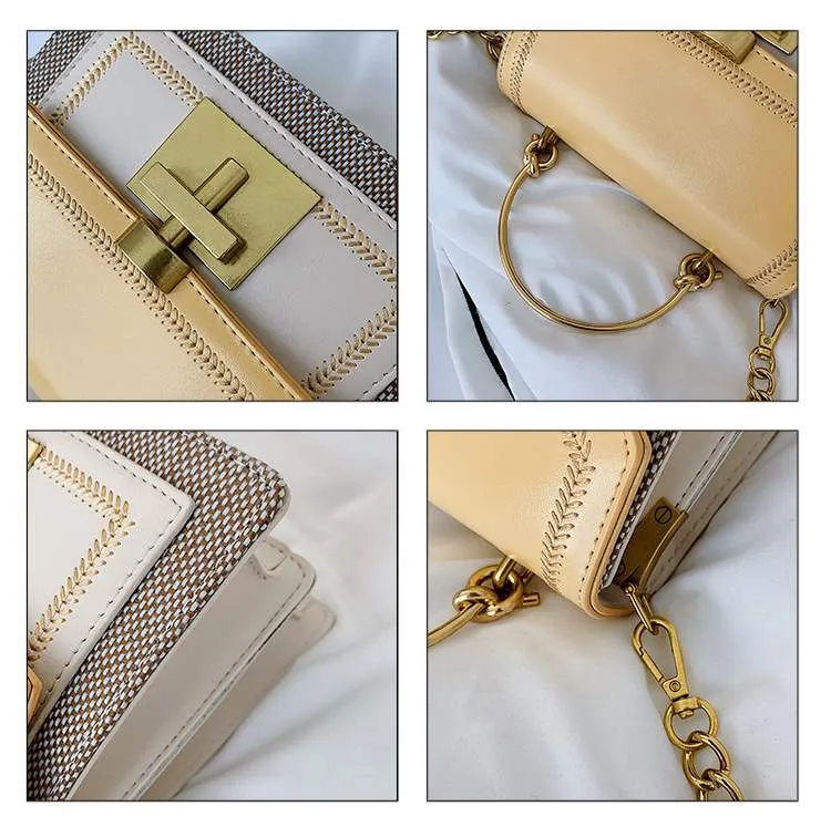Pathwork PU Leather Crossbody Bags Vintage Shoulder Messenger Bag Clutch Casual Totes Purse