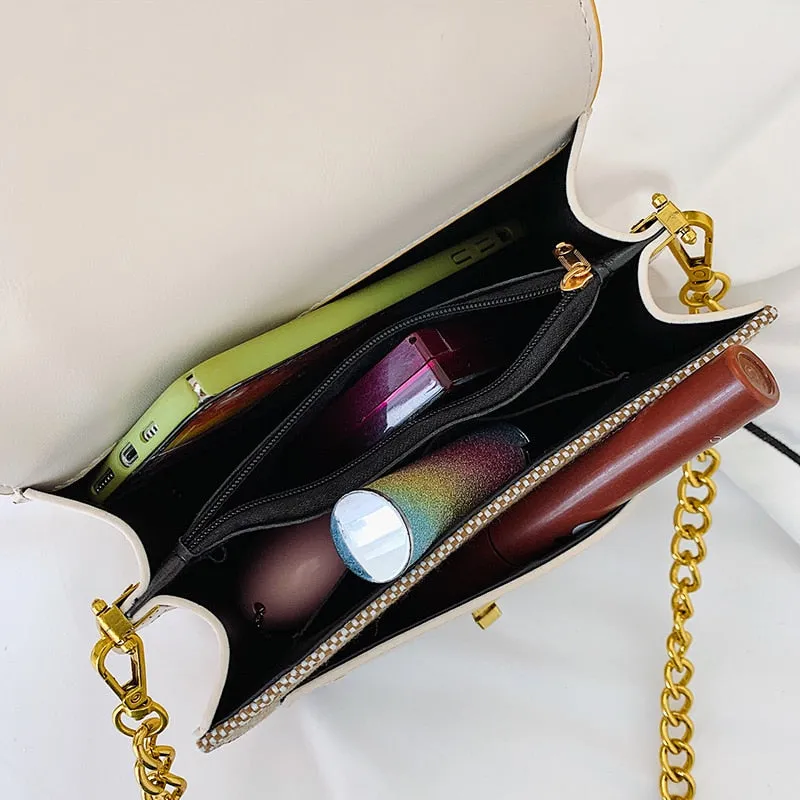 Pathwork PU Leather Crossbody Bags Vintage Shoulder Messenger Bag Clutch Casual Totes Purse