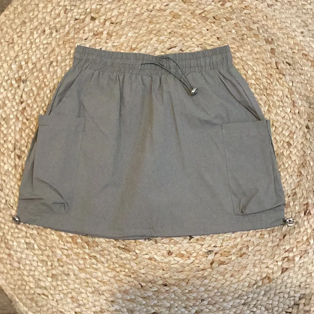 Sage Cargo Skort