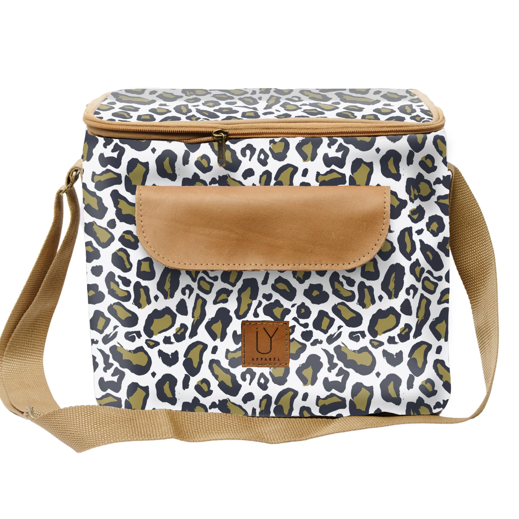 Sam Sling Cooler - Leopard Khaki