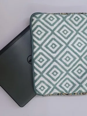 Taat Hand Embroidery Laptop Sleeve - Grey