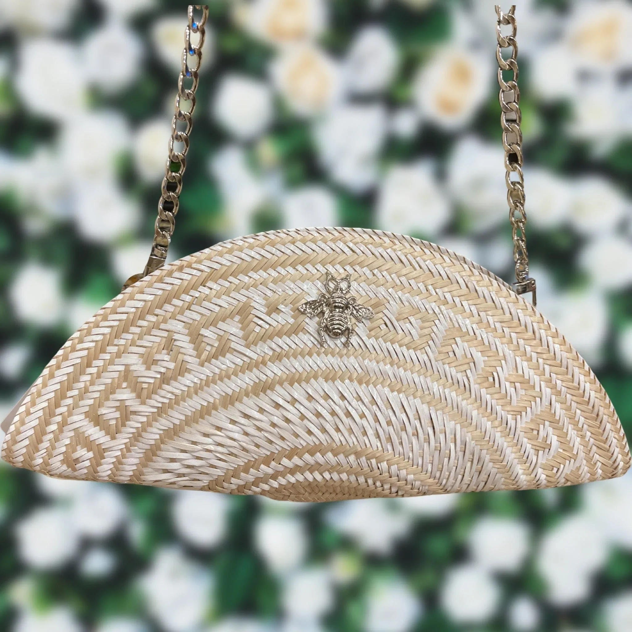 White Key Luna Clutch Crossbody